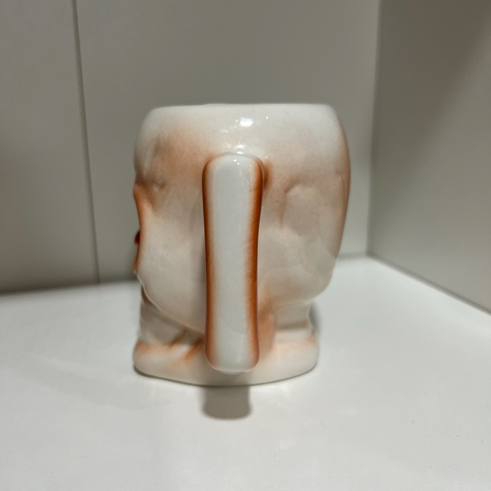 Orange and White Skull Mug EUC - Picture 5 of 8